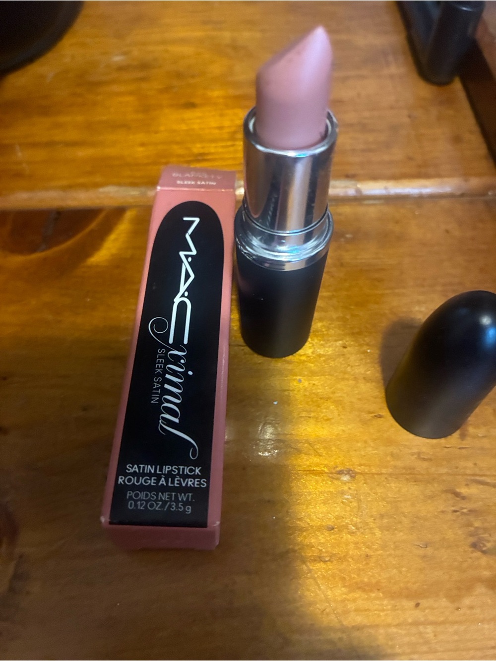 MAC Cremesheen Satin Lipstick - Soft Pink~ BLANKETY ~